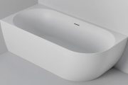 ARC ACRYLIC CORNER BATH - RH - 1500X750X590 - MAT WHITE