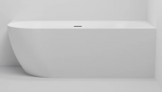 ARC ACRYLIC CORNER BATH - RH - 1500X750X590 - MAT WHITE