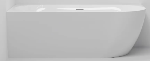 ARC ACRYLIC CORNER BATH - RH - 1700X800X590 - GLOSS WHITE