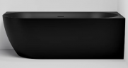 ARC ACRYLIC CORNER BATH - RH - 1700X800X590 - MAT BLACK