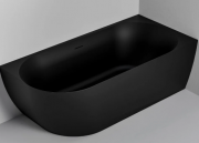 ARC ACRYLIC CORNER BATH - RH - 1700X800X590 - MAT BLACK