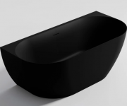 ARC ACRYLIC BTW BATH - 1400X750X590 - MATT BLACK
