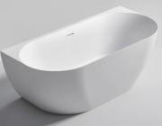 ARC ACRYLIC BTW BATH - 1400X750X590 - MATT WHITE