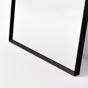 ASPECT FRAMED ARCH MIRROR 450X900 - BLACK