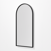ASPECT FRAMED ARCH MIRROR 450X900 - BLACK