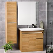 ALUMINO TOWER 400x1650x350 STANDARD FINISH LEFT HAND HINGED