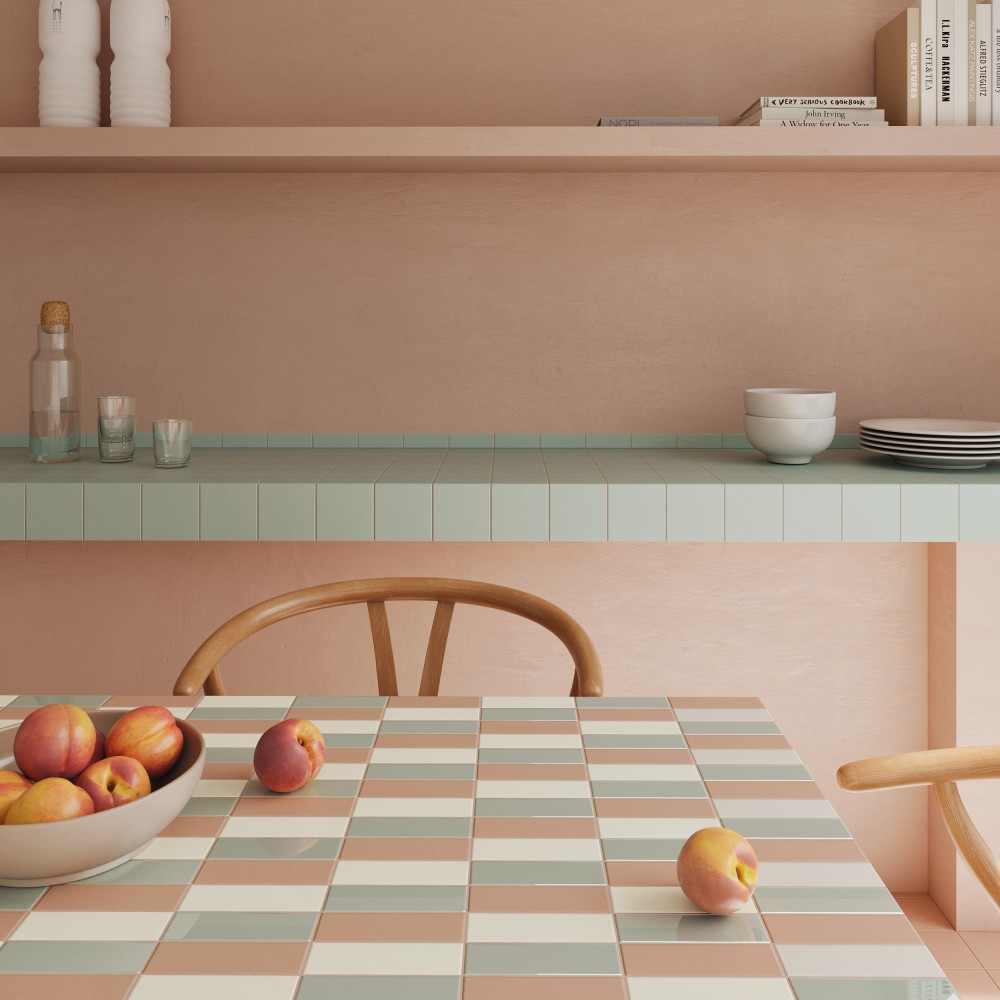 Bits Cider Gloss with Tundra and Celadon