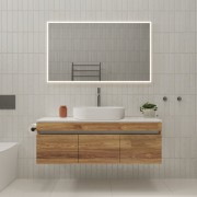 ARC SINGLE TIER VANITY - WALL HUNG