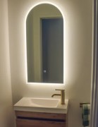 CODE SOLACE LED DEMISTER MIRROR - ARCH - 450X900MM