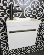 Brookfield Junior Wall Hung Vanity Gloss White