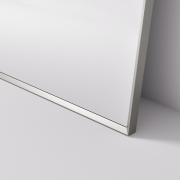 ASPECT FRAMED ARCH MIRROR 1200X1100 - BRUSHED NICKEL