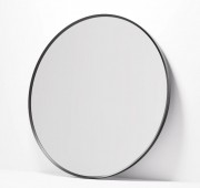 ASPECT FRAMED MIRROR & DEMISTER - ROUND - 850 - GUN METAL
