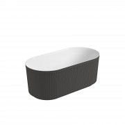 Riada Freestanding Bath 1500x750 Slate Grey
