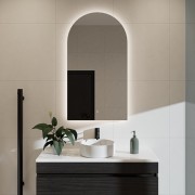 AMBIENCE BACK LIT MIRROR ARCH 400W X 800H