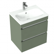 600 Brookfield Wall Hung Vanity (2 Drawer) - Specify Colour & Basin
