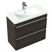 750 Brookfield Slim Wall Hung Vanity (2 Drawer) - Specify Colour