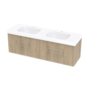 ARRAY BERLIN CARA 1500DB SINGLE DRAWER WITH INTERNAL DRAWER RANFURLY OAK