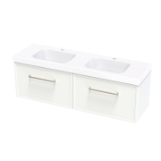 ARRAY BERLIN CARA 1500DB SINGLE DRAWER WHITE SATIN