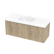ARRAY OSLO CARA 1200 SINGLE DRAWER WITH INTERNAL DRAWER RANFURLY OAK