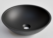 CODE COVE ARC CONCRETE VESSEL BASIN 400MM - BLACK