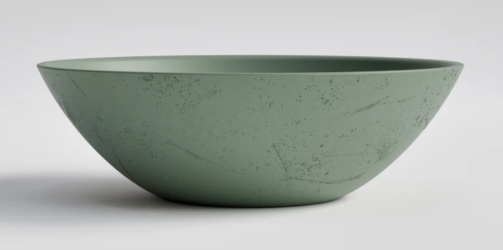 CODE COVE ARC CONCRETE VESSEL BASIN 400MM - GREEN