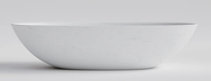 CODE COVE CERVO CONCRETE VESSEL BASIN - 530X350X125H - WHITE