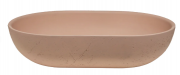 CODE COVE OVAL CONCRETE VESSEL BASIN 530X350X138H - PINK