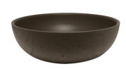 CODE COVE ROUND CONCRETE VESSEL BASIN 390MM - DARK GREY