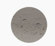 CODE COVE ROUND CONCRETE VESSEL BASIN 390MM - LIGHT GREY