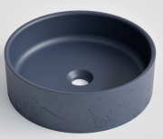 CODE COVE HALO CONCRETE VESSEL BASIN 380MM - BLUE