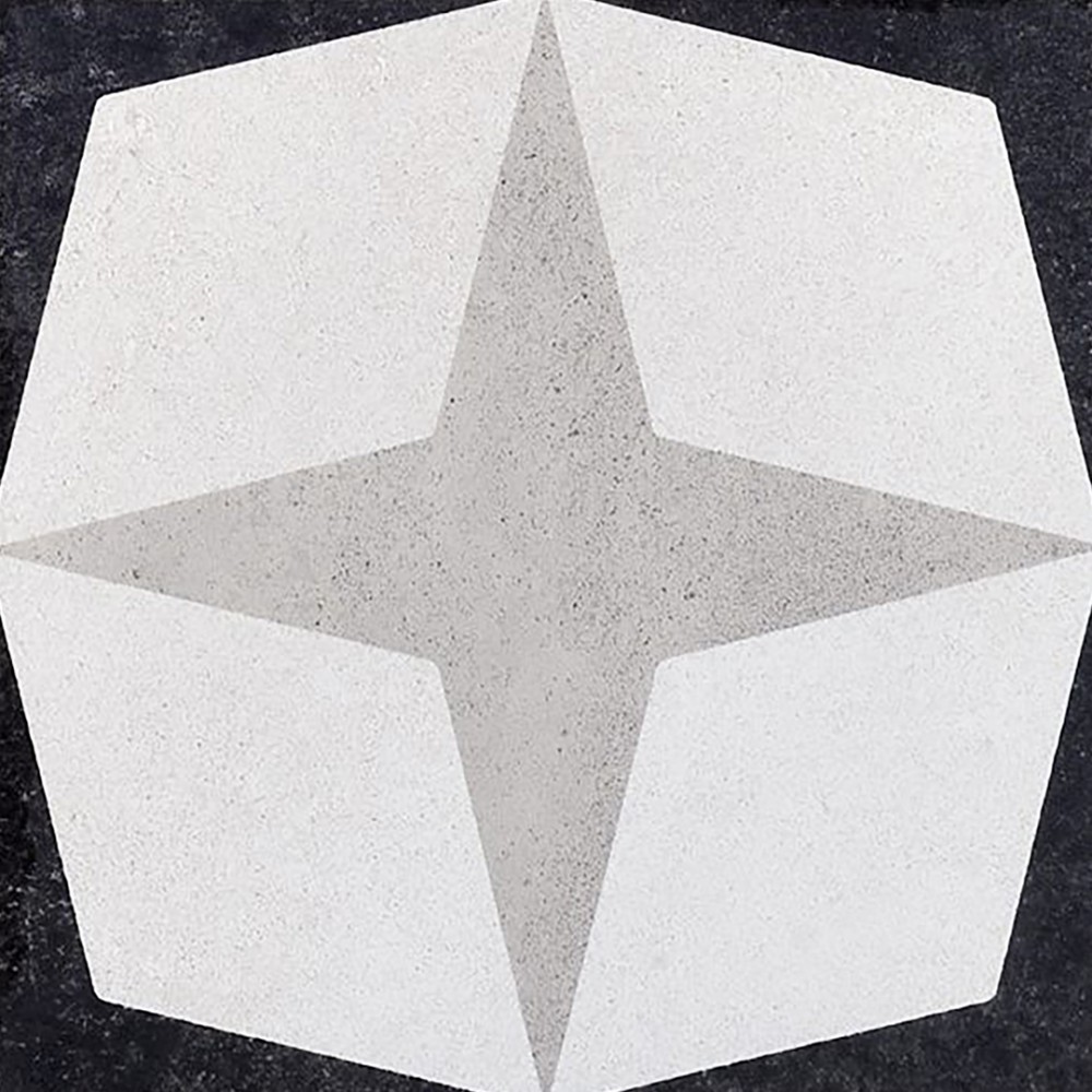 Cementina Black and White 200 X 200 