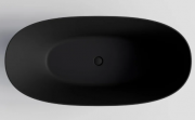 CERVO ACRYLIC F/STANDING BATH - 1550X750X560 - MATT BLACK
