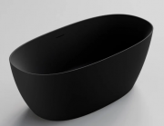 CERVO ACRYLIC F/STANDING BATH - 1550X750X560 - MATT BLACK