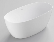 CERVO ACRYLIC F/STANDING BATH - 1550X750X560 - MATT WHITE