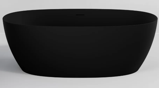 CERVO ACRYLIC F/STANDING BATH - 1700X850X560 - MATT BLACK