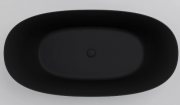 CERVO ACRYLIC F/STANDING BATH - 1700X850X560 - MATT BLACK