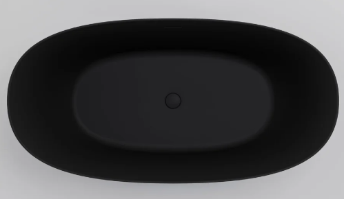 CERVO ACRYLIC F/STANDING BATH - 1700X850X560 - MATT BLACK