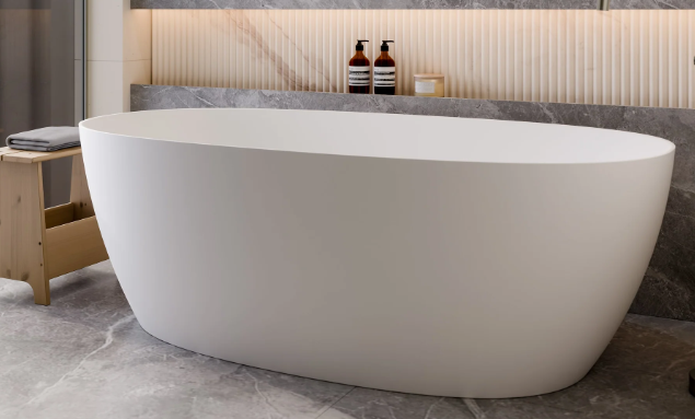 CERVO ACRYLIC F/STANDING BATH - 1700X850X560 - MATT WHITE