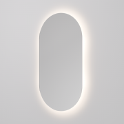 REFLEX MIRROR & DEMISTER - OVAL - 550X1050MM