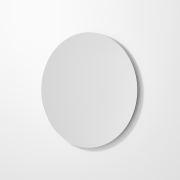 REFLEX MIRROR & DEMISTER - ROUND - 850MM