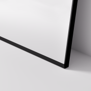 ASPECT FRAMED ARCH MIRROR 1200X1100 - BLACK