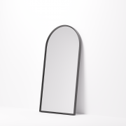 ASPECT FRAMED ARCH MIRROR 450X900 - GUNMETAL
