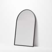ASPECT FRAMED ARCH MIRROR 600X900 - GUNMETAL