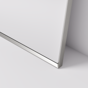 ASPECT FRAMED ARCH MIRROR 850X950 - BRUSHED NICKEL