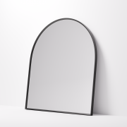 ASPECT FRAMED ARCH MIRROR 850X950 - GUNMETAL