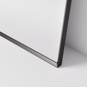 ASPECT FRAMED ARCH MIRROR 850X950 - GUNMETAL