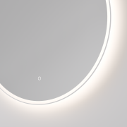 SOLACE LED TOUCH BUTTON DEMISTER MIRROR - ROUND - 900MM