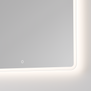 SOLACE LED TOUCH BUTTON DEMISTER MIRROR - RECTANGLE - 600X800MM