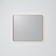 AURA LED SENSOR DEMISTER MIRROR - RECTANGULAR - 850X750 - BRUSHED NICKLE