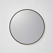 AURA LED SENSOR DEMISTER MIRROR - ROUND - 850 - BLACK